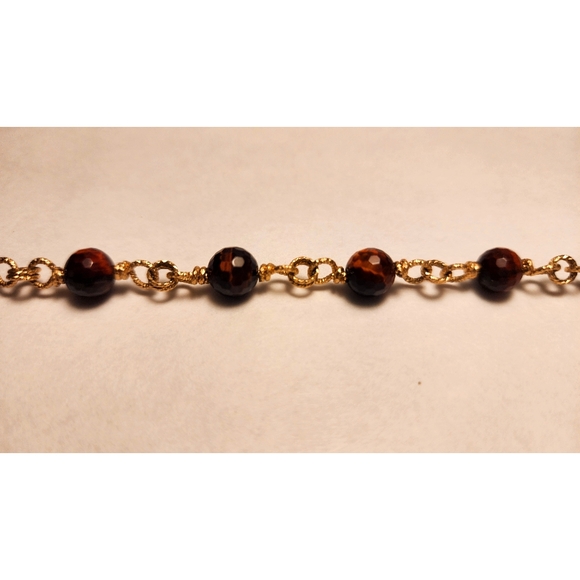 ❤️Faceted Red Tiger's Eye Necklace - Picture 5 of 12